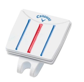Callaway Triple Track Hat Clip, biały
