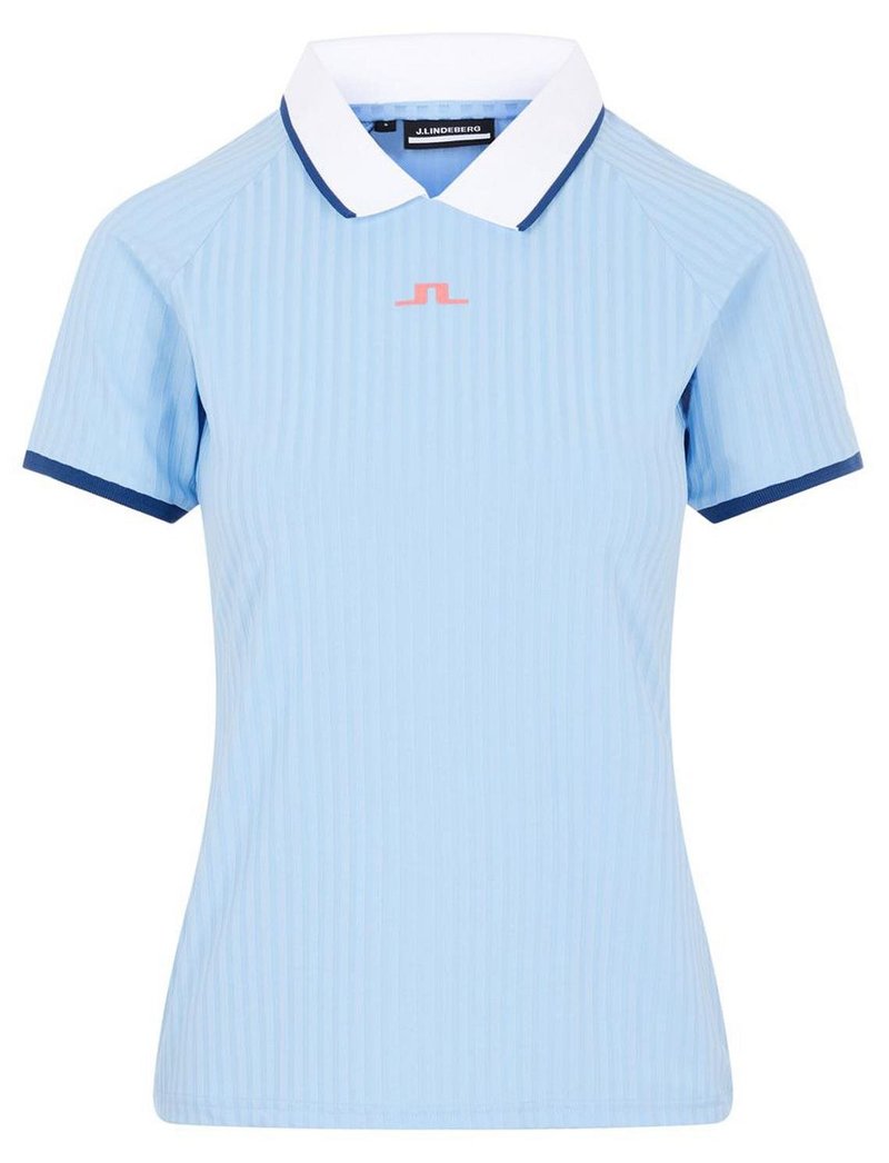 J.Lindeberg Sevina damskie polo, niebieskie