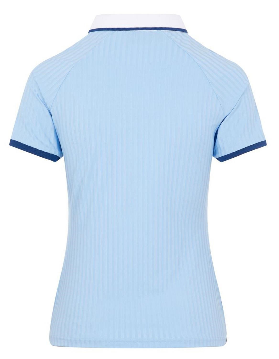J.Lindeberg Sevina damskie polo, niebieskie