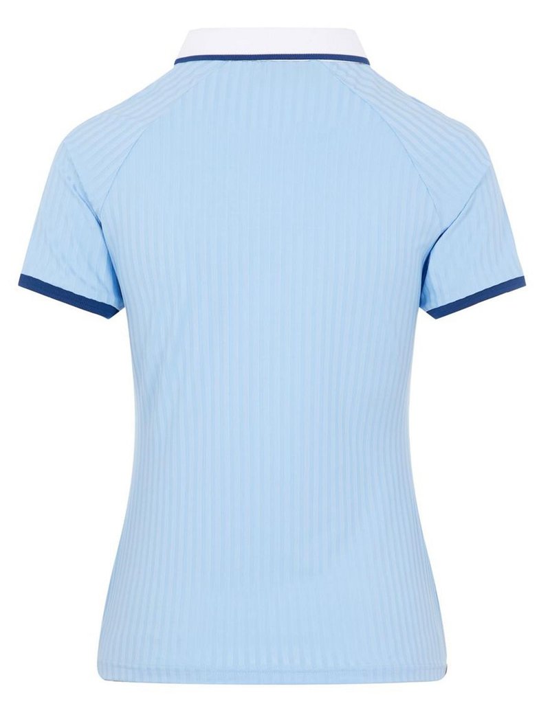 J.Lindeberg Sevina damskie polo, niebieskie