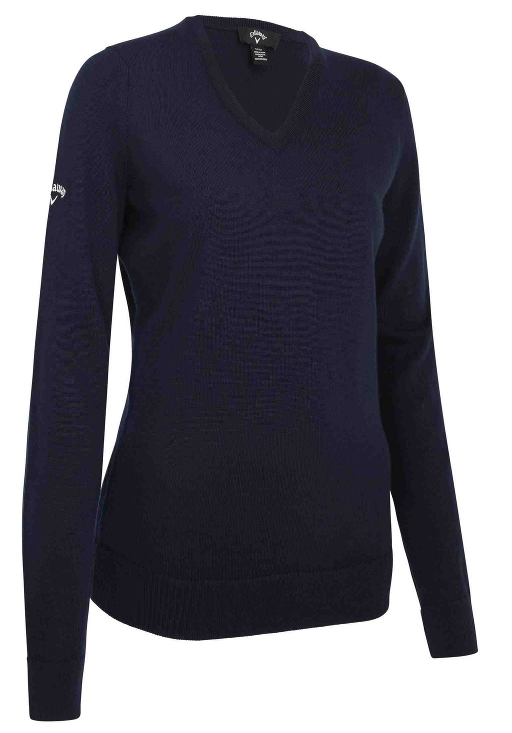 Callaway V-Neck Merino damski sweter, granatowy