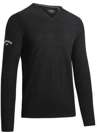Callaway V-Neck Merino męski sweter, czarny