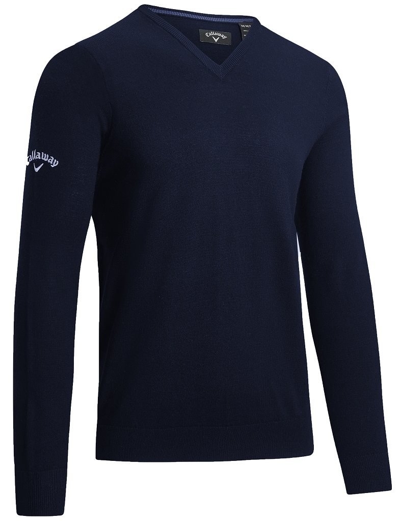 Callaway V-Neck Merino męski sweter, granatowy