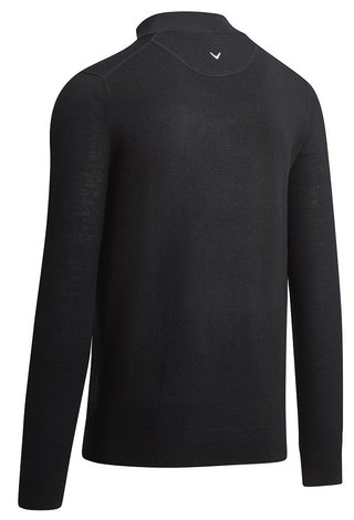 Callaway 1/4 Zipped Merino męski sweter, czarny