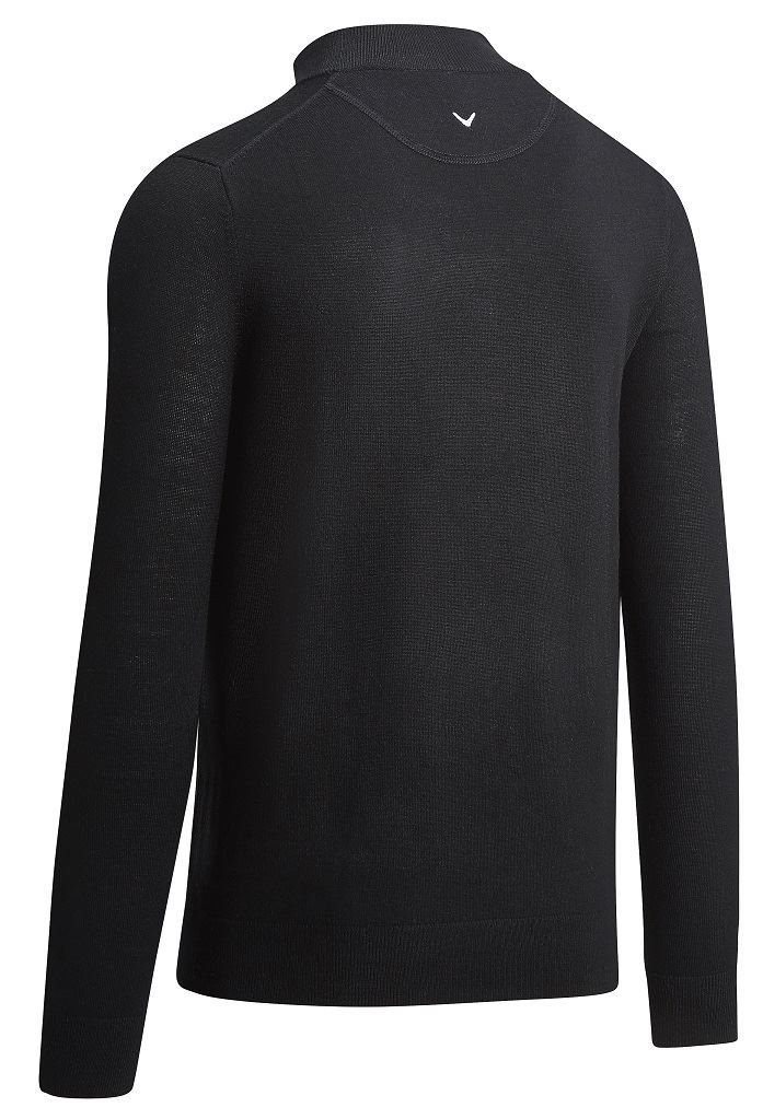 Callaway 1/4 Zipped Merino męski sweter, czarny