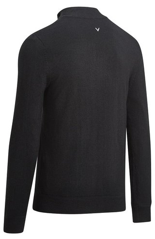 Callaway Windstopper 1/4 Zip męski sweter, czarny