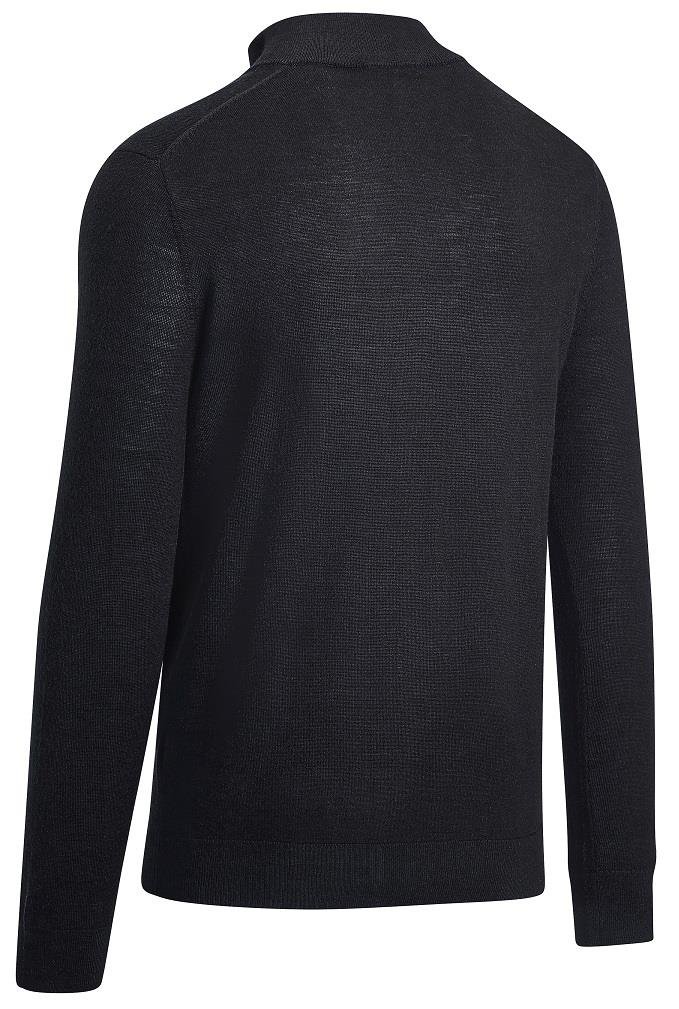 Callaway 1/4 Blended Merino męski sweter, czarny