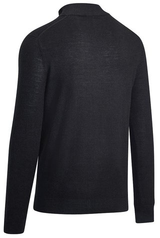 Callaway 1/4 Blended Merino męski sweter, czarny