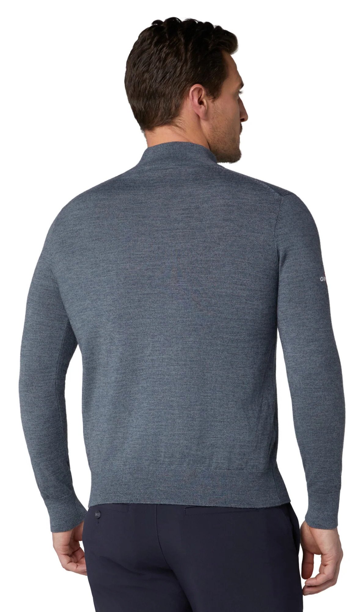 Callaway 1/4 Blended Merino męski sweter, szary