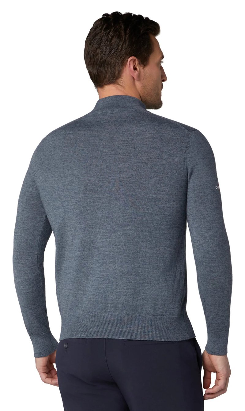 Callaway 1/4 Blended Merino męski sweter, szary