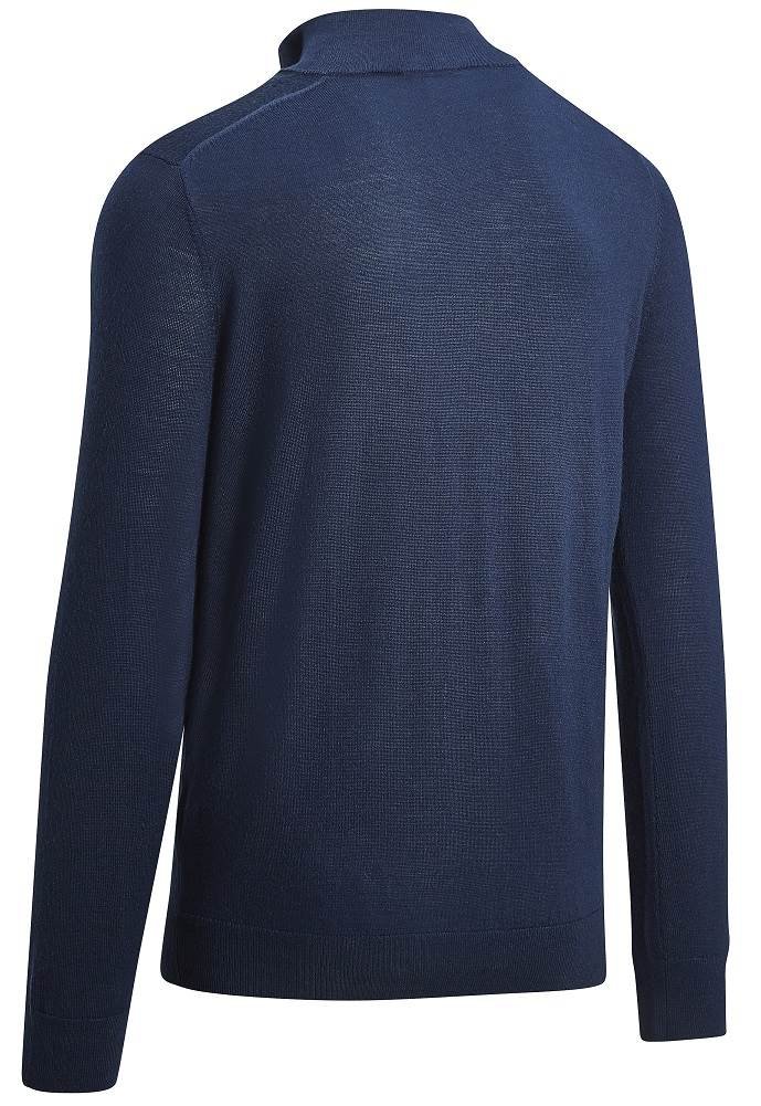 Callaway 1/4 Blended Merino męski sweter, granatowy