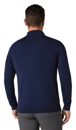 Callaway 1/4 Blended Merino męski sweter, granatowy