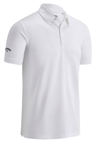 Callaway Swing Tech Solid męskie polo, bright white