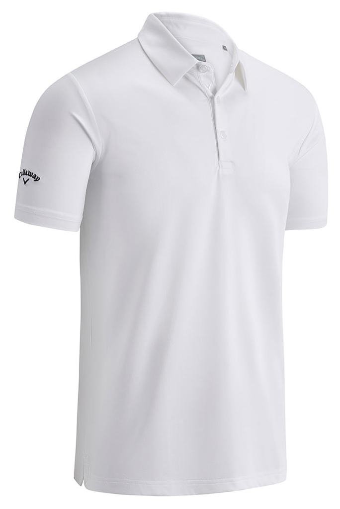 Callaway Swing Tech Solid męskie polo, bright white