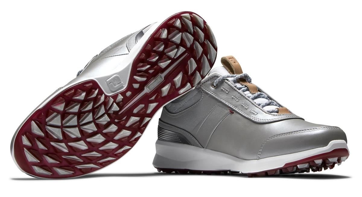 FootJoy Stratos damskie buty golfowe, srebrne