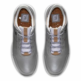 FootJoy Stratos damskie buty golfowe, srebrne