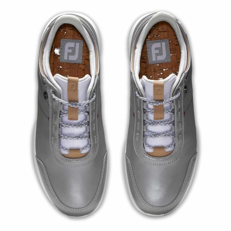 FootJoy Stratos damskie buty golfowe, srebrne
