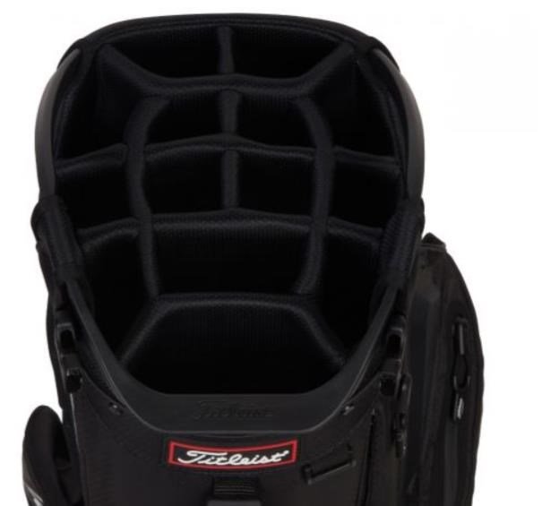 Titleist Hybrid 14 StaDry stand bag, czarny
