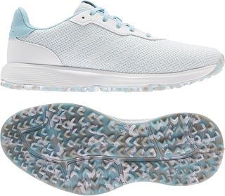 Adidas S2G SI damskie buty golfowe, biało/niebieskie