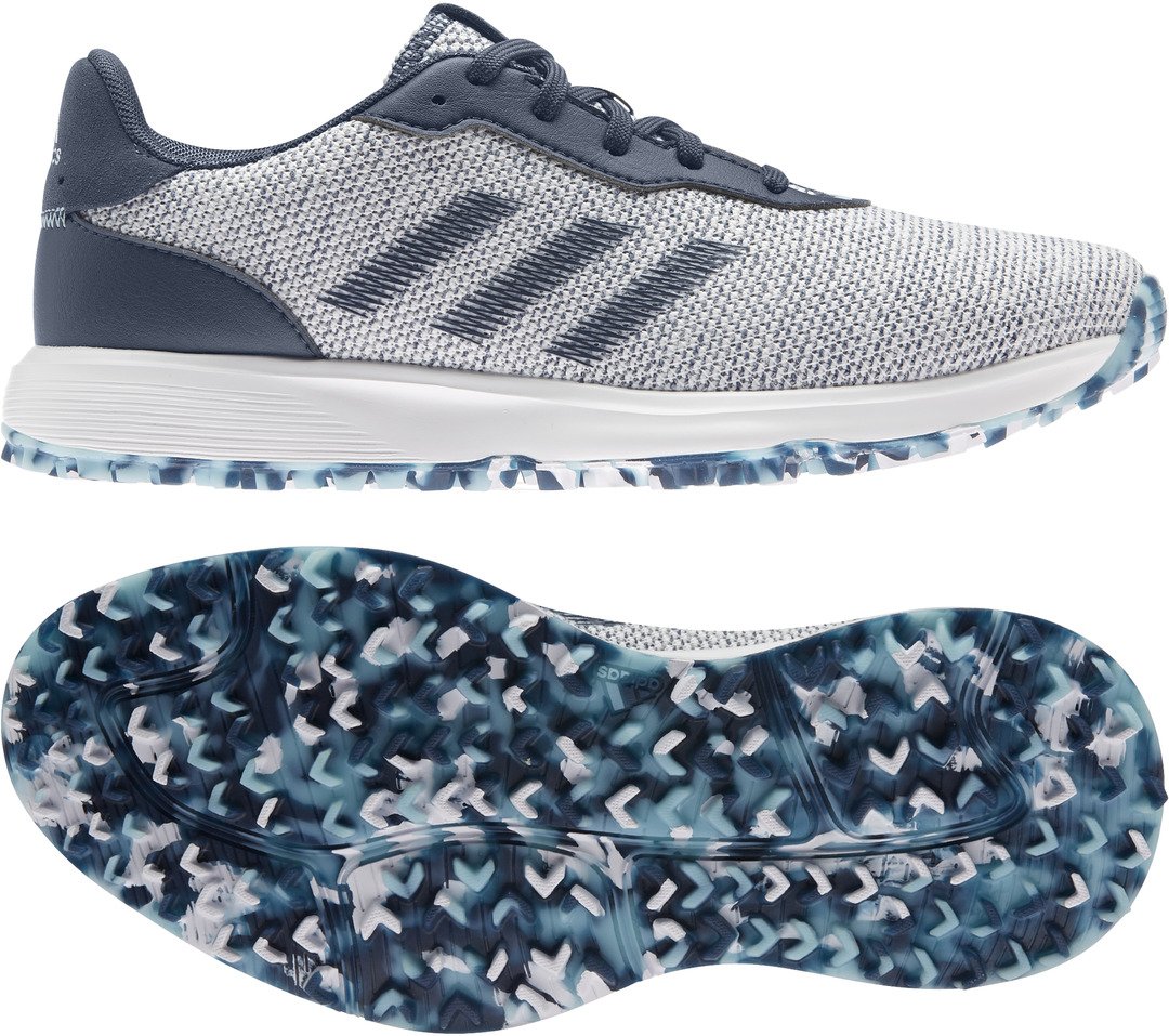 Adidas S2G SI damskie buty golfowe, biało/granatowe