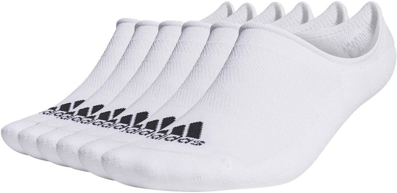 Adidas Low-Cut męskie skarpetki, 6par, białe