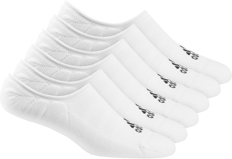 Adidas Low-Cut męskie skarpetki, 6par, białe
