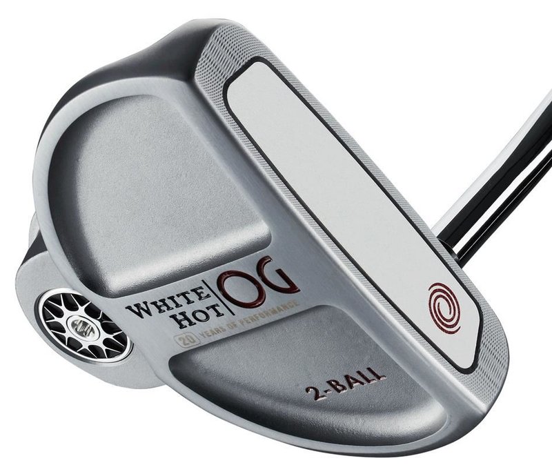 Odyssey White Hot OG 2-Ball putter, stal
