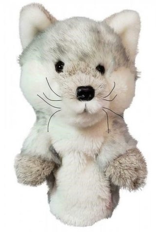 Daphne's Silver Fox driver headcover, srebrny lis