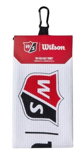 Wilson Tri Fold golfowy ręcznik, biały