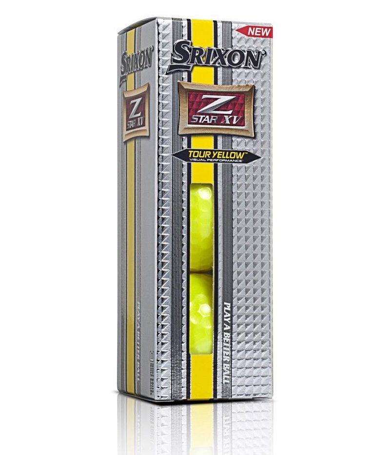 Srixon Z-STAR XV Yellow golf balls, 4pc