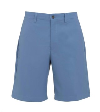 Callaway Flat fronted microfibre twill short, blue