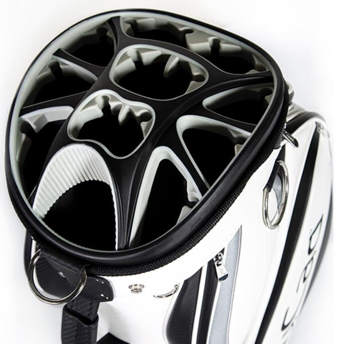 JuCad Pro cart bag, czarno/srebrny