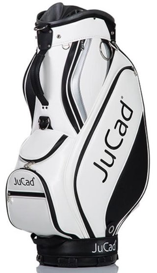 JuCad Pro cart bag, biało/czarny