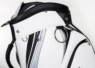JuCad Pro cart bag, biało/czarny