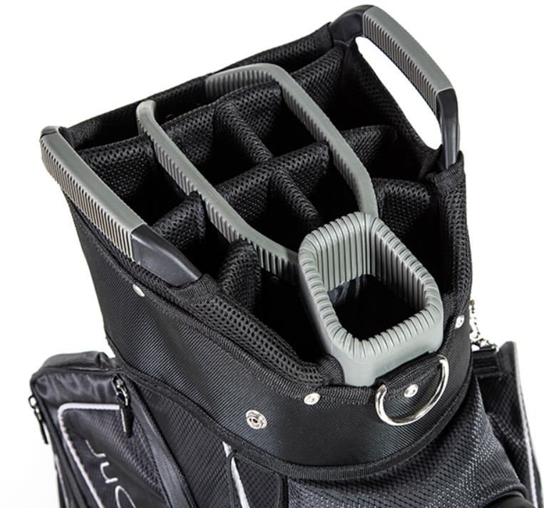 JuCad Captain Dry cart bag, black/titanium