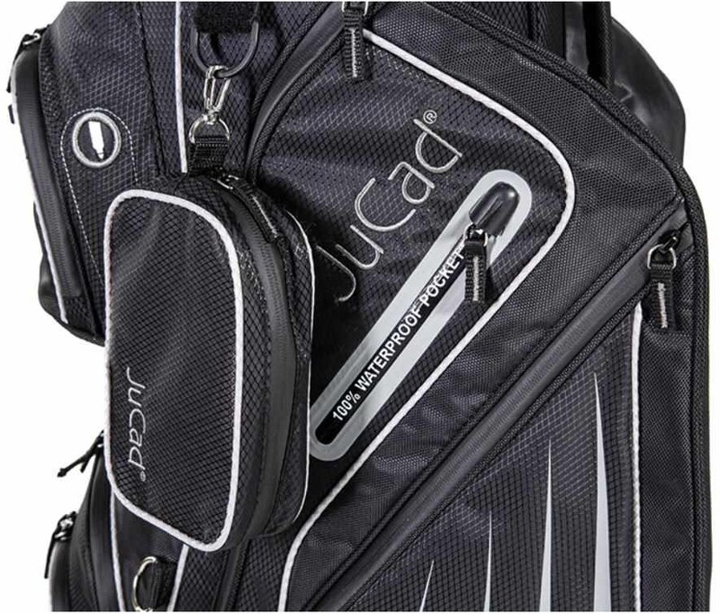 JuCad Captain Dry cart bag, black/titanium