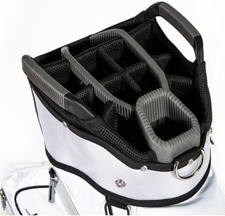 JuCad Captain Dry cart bag, biało/szary