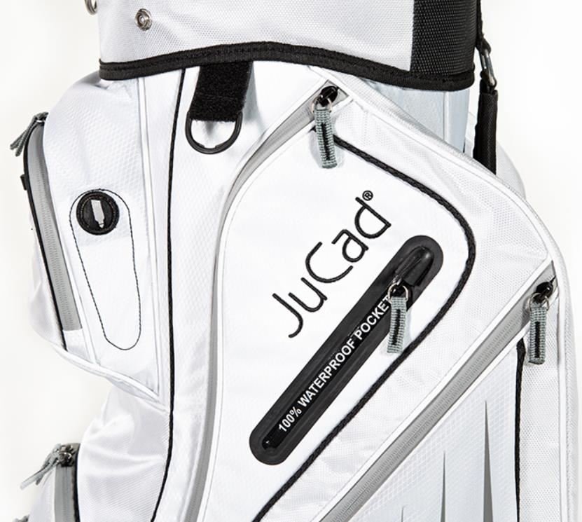 JuCad Captain Dry cart bag, biało/szary