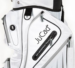 JuCad Captain Dry cart bag, biało/szary