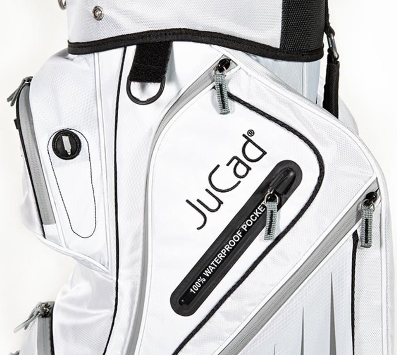 JuCad Captain Dry cart bag, biało/szary