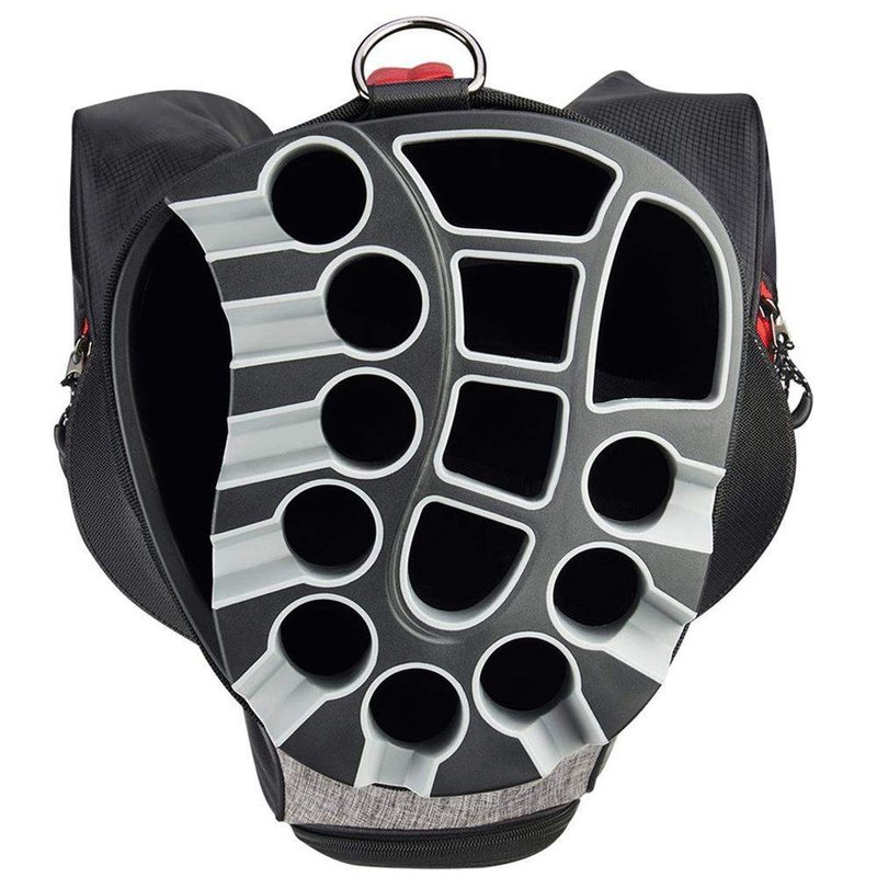 Wilson Staff I-Lock Rain cart bag, czarno/czerwony