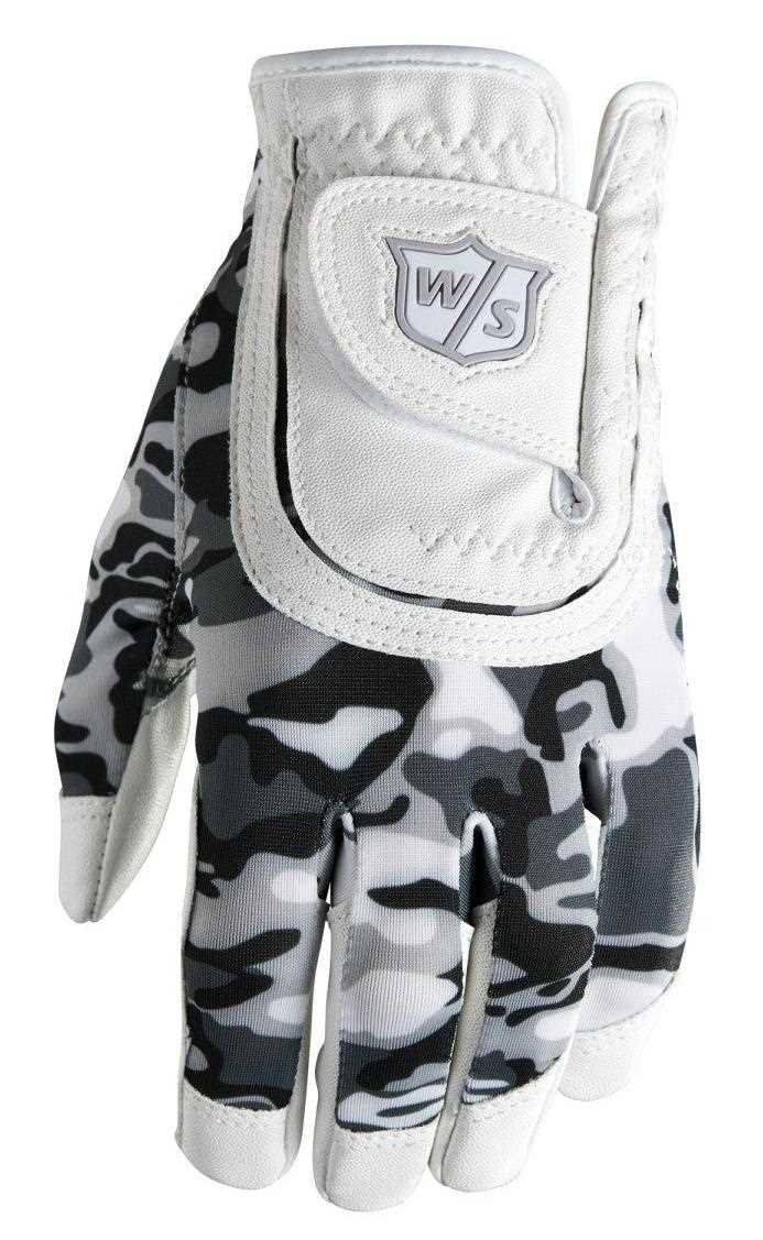 Wilson Staff Fit All rękawiczka dla dzieci, biało/czarna camo