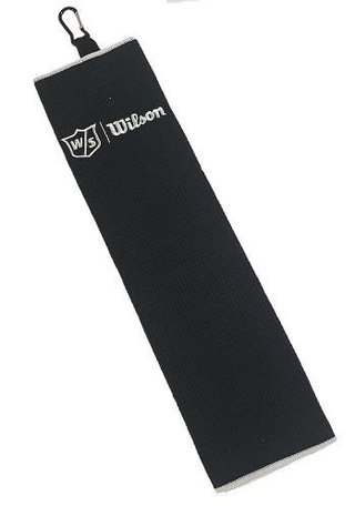 Wilson Staff Tri Fold ręcznik golfowy, czarny