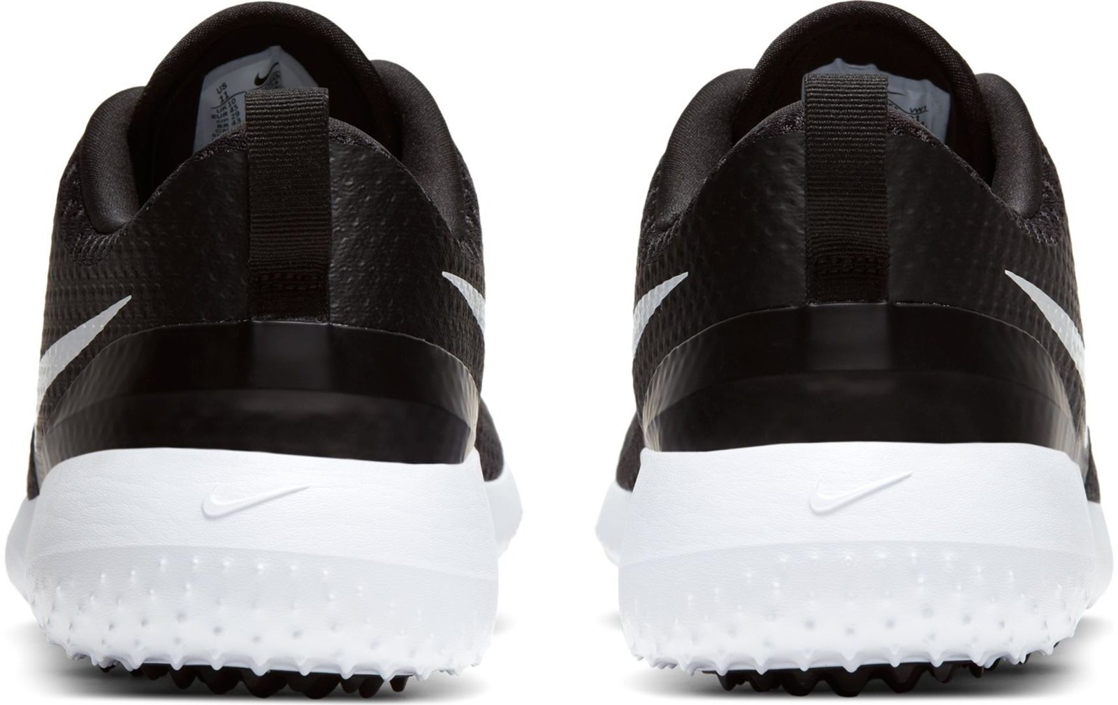 Nike Roshe G męskie buty golfowe, czarne/metaliczno białe