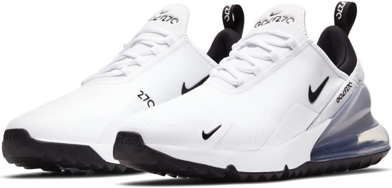 Nike Air Max 270 G unisex buty golfowe, biało/czarne