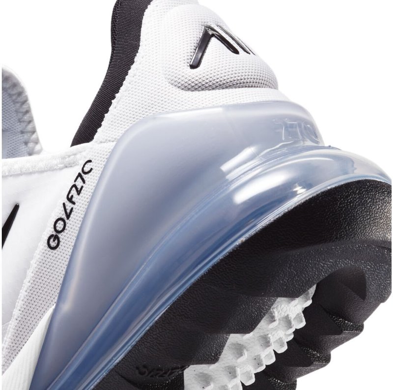 Nike Air Max 270 G unisex buty golfowe, biało/czarne