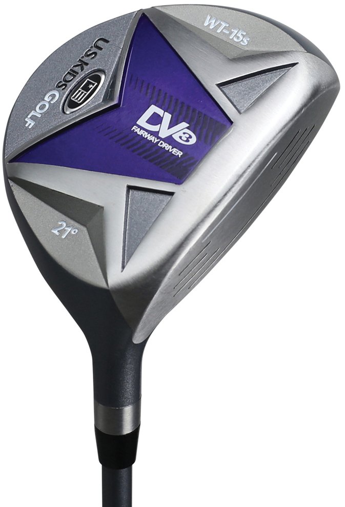 2022 U.S. Kids Golf UL54 (137cm) WT15-s DV3 fairway driver dla juniora 21°