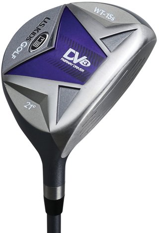 2022 U.S. Kids Golf UL54 (137cm) WT15-s DV3 fairway driver dla juniora 21°