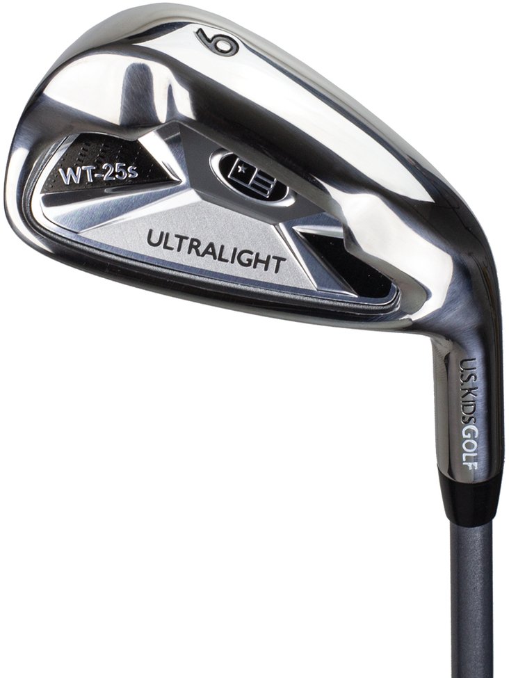 2022 U.S. Kids Golf UL45 (114 cm) WT25-s iron dla juniora 9 (44°), grafit