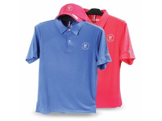 U.S. Kids Golf USKTech Lisle polo dla dzieci, czerwone